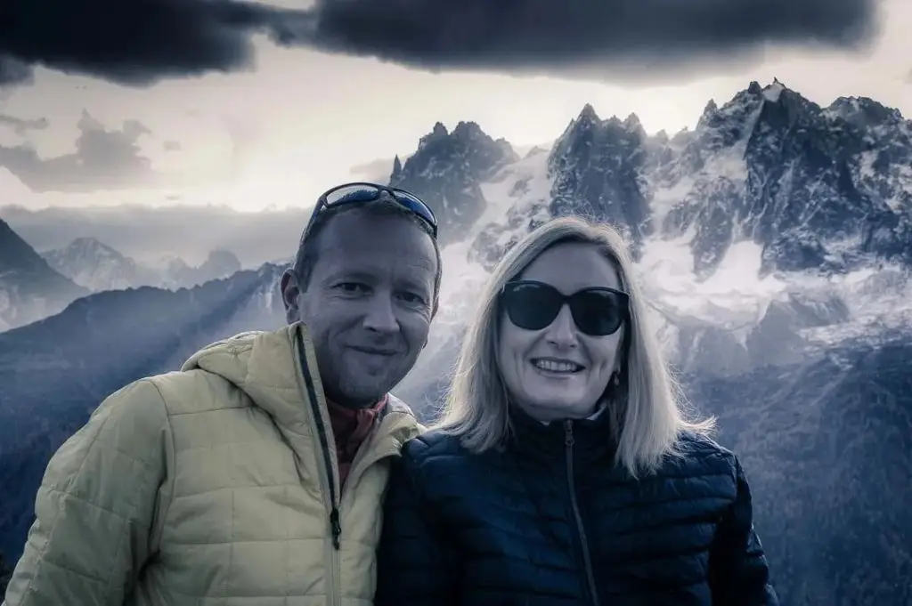 Laurence et Jonathan propriétaire de l'appartement AuPiedDuMontBlanc à Chamonix