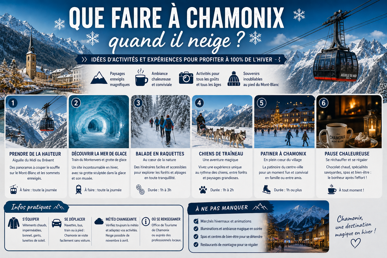 Que faire à Chamonix quand il neige