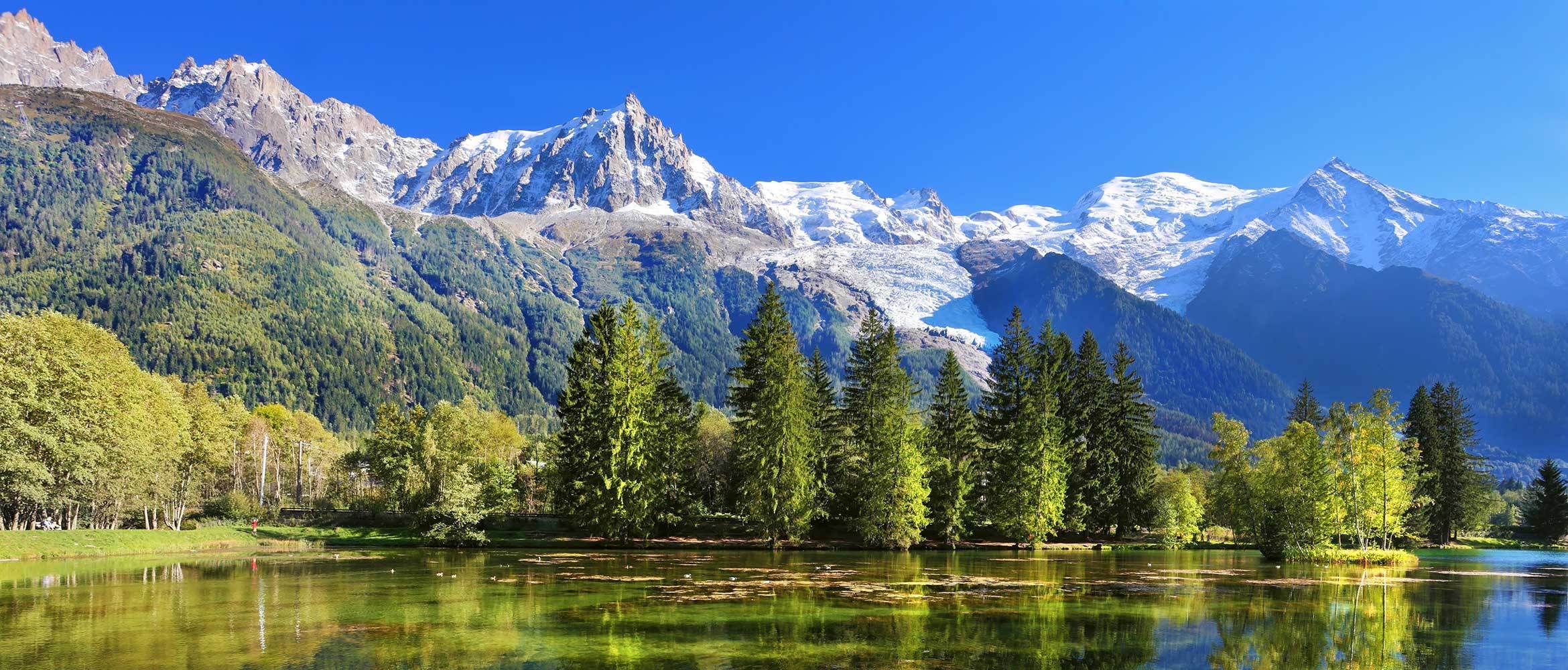 Chamonix vue panoramique