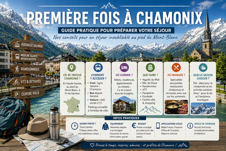 Première fois à Chamonix guide pratique pour préparer votre séjour